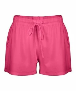 Lily | Pink Drawstring Shorts - Plus
