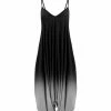 Lily | Black & Gray Ombré Sleeveless Harem Jumpsuit - Women