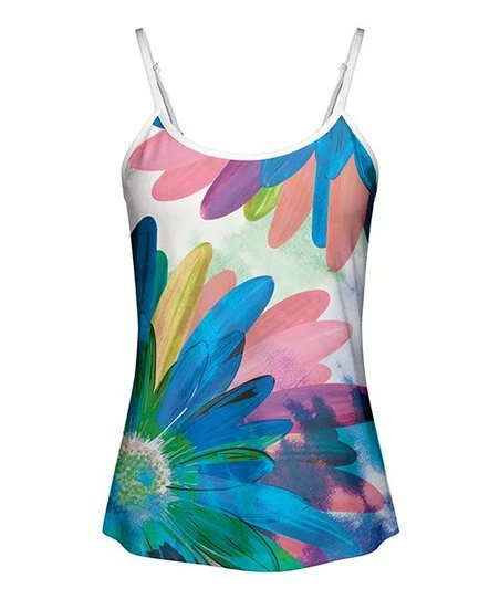Lily | White Multicolor Floral Camisole - Women 1 Lily | White Multicolor Floral Camisole - Women