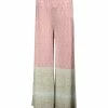 Lily | Pink & Yellow Color-Block Palazzo Pants - Women