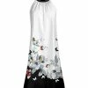 Lily | Black & Gray Floral Yoke Shift Dress - Women & Plus
