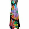 Lily | Black & Purple Floral Sleeveless Maxi Dress - Women & Plus