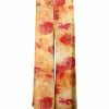 Lily | Gold & Red Abstract Palazzo Pants - Women