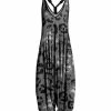 Lily | Gray & Black Leopard Racerback Harem Jumpsuit - Women