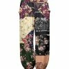 Lily | Rose Floral Patchwork Side-Pocket Harem Pants - Women