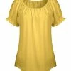 Lily | Yellow Puff-Sleeve Tunic - Women