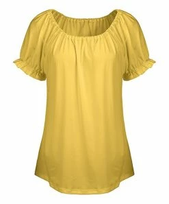 Lily | Yellow Puff-Sleeve Tunic - Women