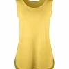 Lily | Yellow Side-Slit Tank - Women