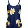 Lily | Blue & Yellow Floral Camisole - Plus