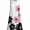 Lily | Pink & Black Daisy Sleeveless Shift Dress - Women & Plus