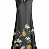 Lily | Gray & Yellow Floral Sleeveless Shift Dress - Women & Plus
