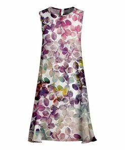 Lily | Pink & Purple Floral Sleeveless Shift Dress - Women & Plus