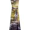 Lily | Purple & Green Camo Tie-Waist Sleeveless Maxi Dress - Plus