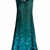 Lily | Teal & Turquoise Sprinkle Sleeveless Shift Dress - Women & Plus