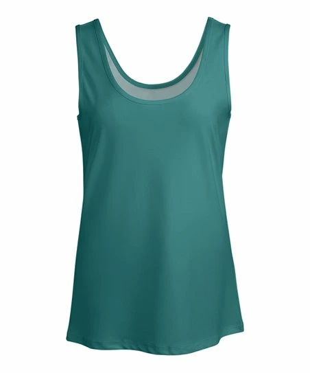 Lily | Dark Teal Scoop Neck Tank - Plus 1 Lily | Dark Teal Scoop Neck Tank - Plus