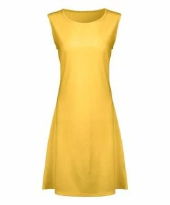 Lily | Yellow A-Line Dress - Plus