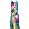 Lily | Navy & Pink Abstract Floral Sleeveless Wide-Leg Jumpsuit - Women