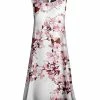 Lily | Pink & White Floral Sleeveless A-Line Dress - Women