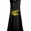 Lily | Black & Gold Dragonfly Sleeveless Shift Dress - Women