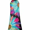Lily | Black & Aqua Floral Yoke Dress - Women