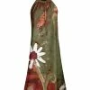 Lily | Olive & Red Daisy Yoke Dress - Women