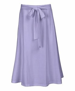 Lily | Light Lavender Tie-Waist Skirt - Women