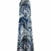 Lily | Navy & White Abstract Sleeveless Blouson Maxi Dress - Women