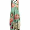 Lily | Mint & Pink Floral Harem Jumpsuit - Women