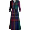 Lily | Navy & Red Plaid Tie-Waist Shirt Dress - Women & Plus