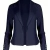Lily | Navy Notched-Lapel Blazer - Women & Plus