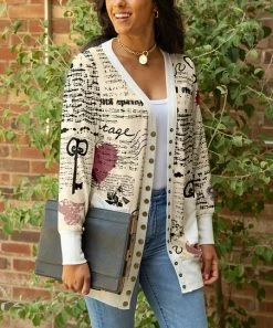 Lily | Pocket Snap-Up Cardigan - Plus