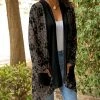 Lily | Black & Brown Leopard Open Cardigan - Women