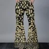 Lily | Beige & Black Animal-Print Pocket Wide-Leg Pants - Women