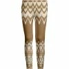 Lily | Brown & Beige Ikat Leggings - Plus