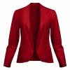 Lily | Red Notch-Lapel Blazer - Women