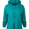 Lily | Turquoise Hi-Low Hoodie - Women